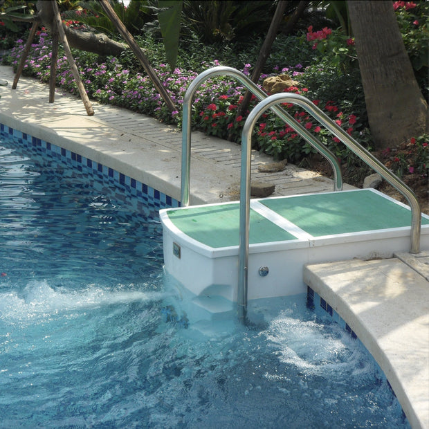 Kit Piscina Facile con Pompa Filtro Pannello di controllo Scaletta e Luce