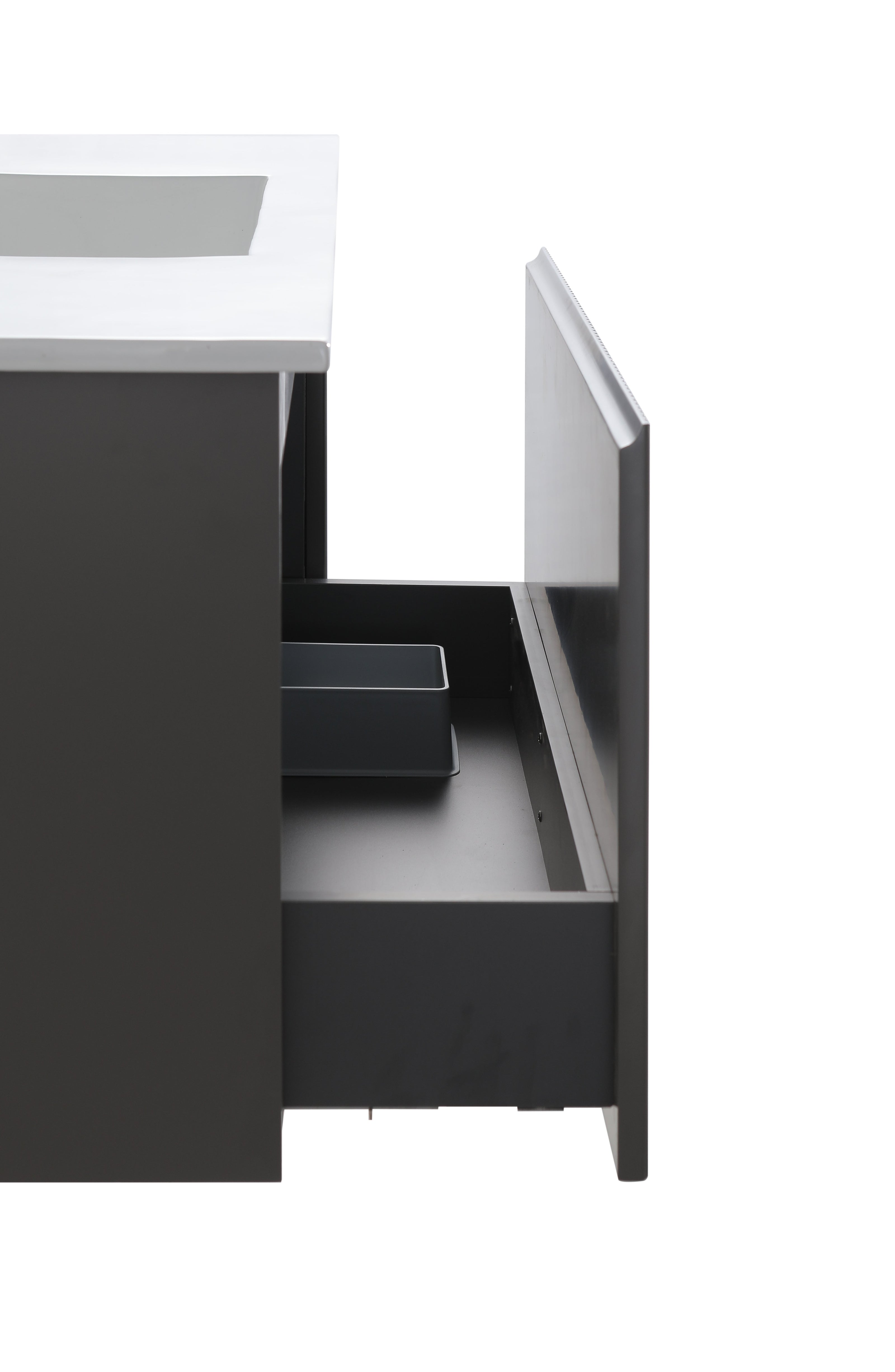 Set Mobile Arredo Bagno Clara Stone Antracite 100cm