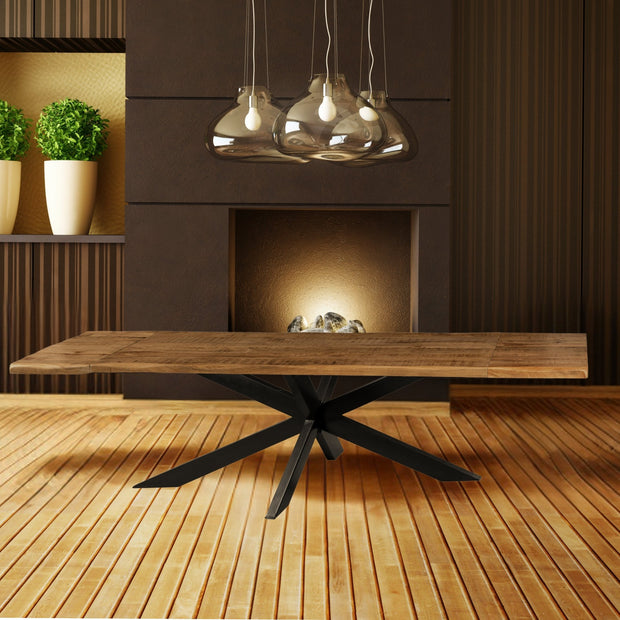 Tavolo Legno di Acacia Daytona 130x80cm Allungabile a 210cm