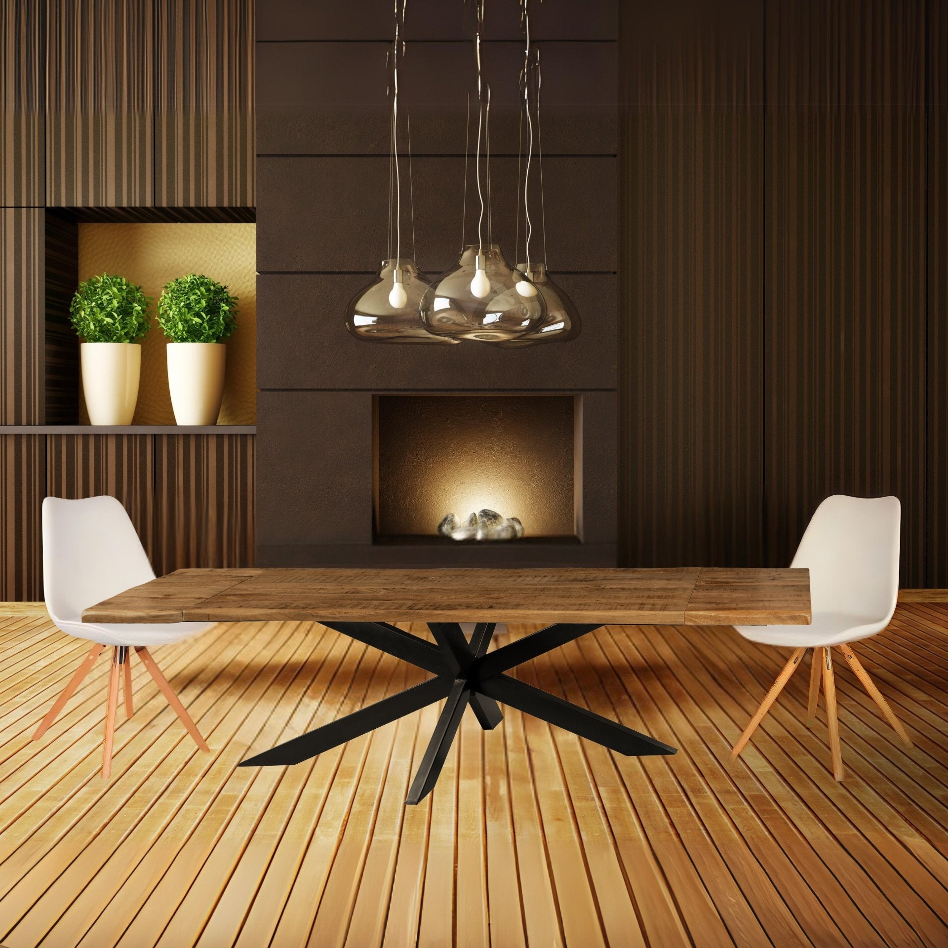 Tavolo Modello Loom - 160x85 cm allungabile fino a 240 cm