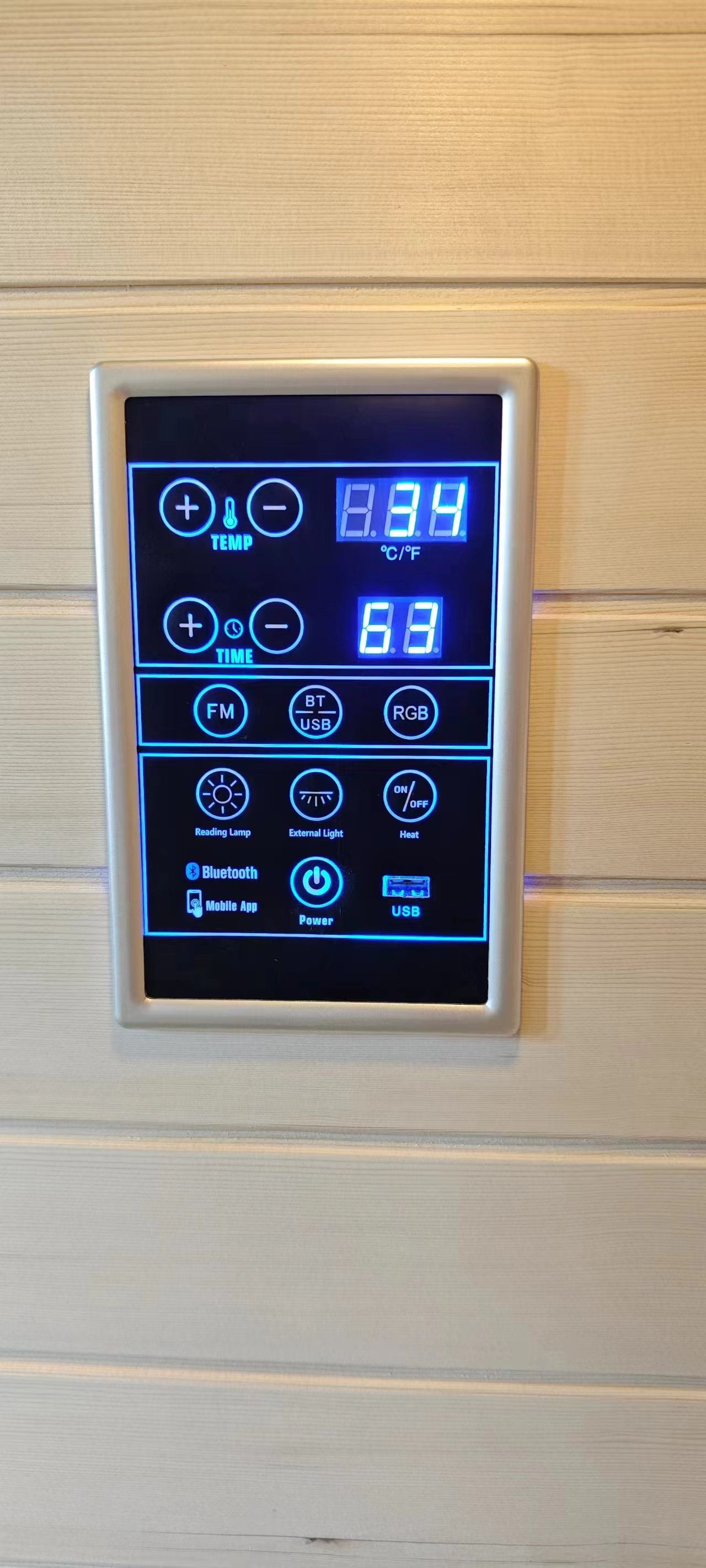 Sauna Infrarossi Grand Space Rossa 150x120 cm
