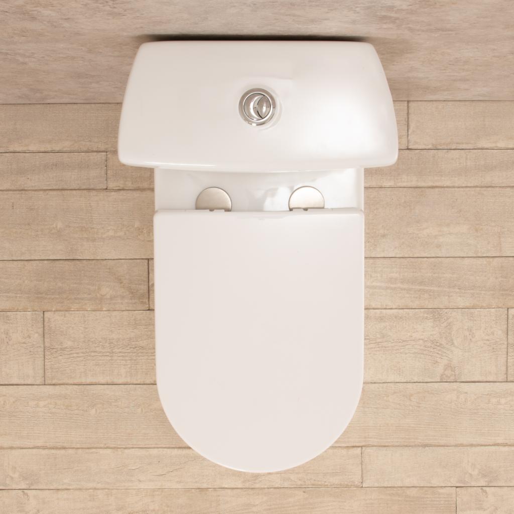 WC con Cassetta Esterna Comfort con Scarico a Pavimento L36xP68xA79cm cod.  00001541