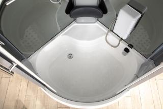 Vasca Idromassaggio Con Bagno Turco.Doccia Vasca Idromassaggio Polosud 100x100 Cm Bagno Turco E Ozono Cod 00000095