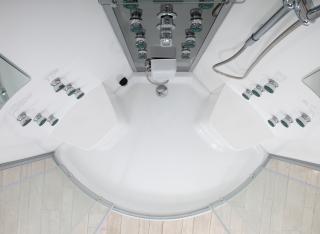 Box Doccia Jacuzzi Sauna.Box Doccia Idromassaggio Space 130x130 Sauna Bagno Turco Cod 00000170