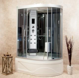 Vasca Da Bagno Con Box Doccia Prezzi.Box Doccia Idro Con Vasca Florence2 115x90 Sinistra Sauna Bagno Turco Cod 00000225