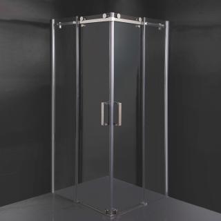 Cabina Doccia 90x90 Prezzi.Cabina Doccia Sly Lux Vetri 8mm Telaio Inox 70x90 Sinistra Cod 00000701