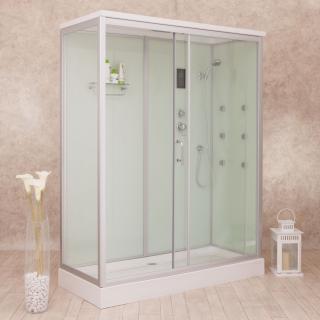 Box Doccia 70 X 110 Prezzi.Box Doccia White Air 70x110 Destro Idromassaggio Multifunzione Cod 00000939