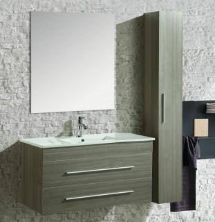 Arredo Bagno Moderno Palermo.Mobile Arredo Bagno Urban 100 Cm Sospeso Moderno Grigio Cod 00001106