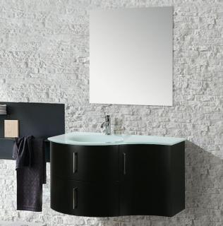 Negozi Arredo Bagno Napoli E Provincia.Mobile Arredo Bagno Kursal 104 Cm Sospeso Nero Sinistro Moderno Cod 00001126