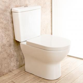 Sanitari Con Scarico A Muro.Wc Con Cassetta Esterna Comfort Con Lo Scarico A Muro L38xp70xa79cm Cod 00001145