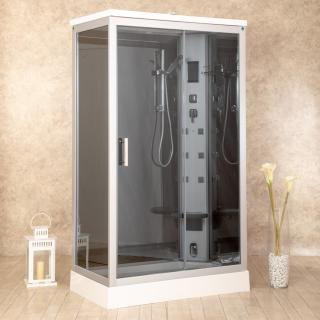 Cabina Doccia 70 120.Box Doccia Air Plus 70x120 Destro Idromassaggio Multifunzione Cod 00001177