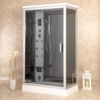 Bagno Turco Milano Prezzi.Doccia Air Plus 70x120 Sinistro Idromassaggio Sauna Bagno Turco E Ozono Cod 00001187