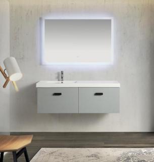 Mobili Arredo Bagno Moderno.Mobile Arredo Bagno 130 Cm Agata Sospeso Moderno Contemporaneo Cod 00004633